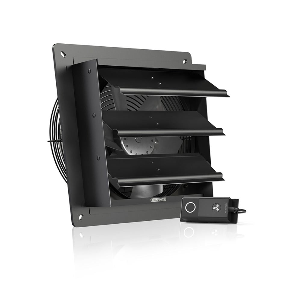 Airlift S10, Shutter Exhaust Ventilation Fan 10", Speed Controller