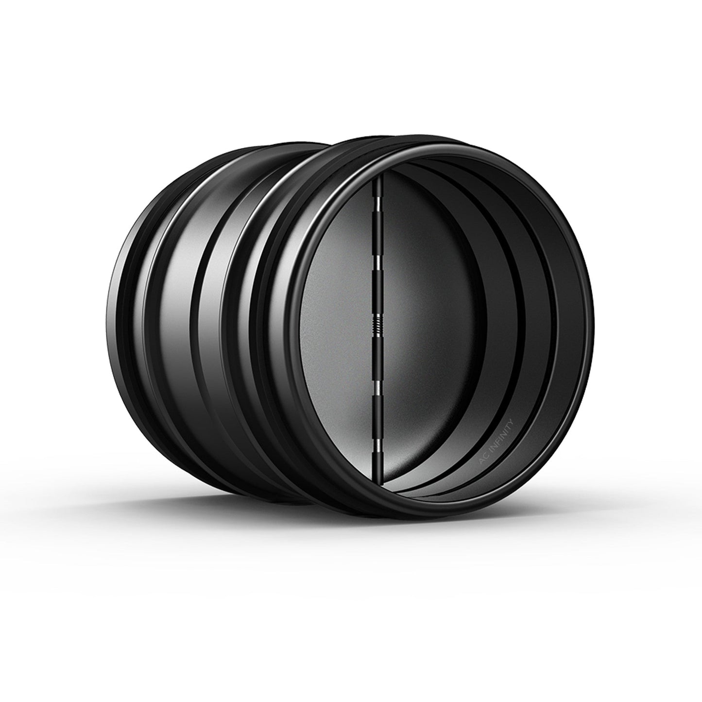 Ac Infinity Backdraft Damper Ducting Insert, 6-Inch, Black Galvanized Steel