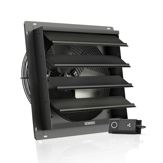 Airlift S14, Shutter Exhaust Ventilation Fan 14", Speed Controller