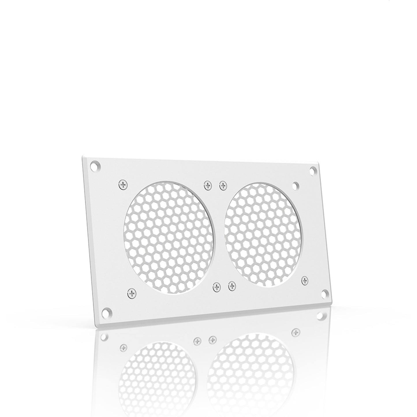 Cabinet Ventilation Grille White, 8 Inch