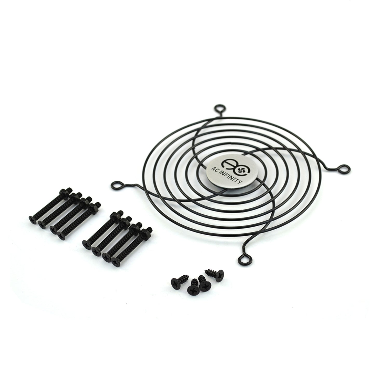 Cabinet Ventilation Grille Black, 6 Inch