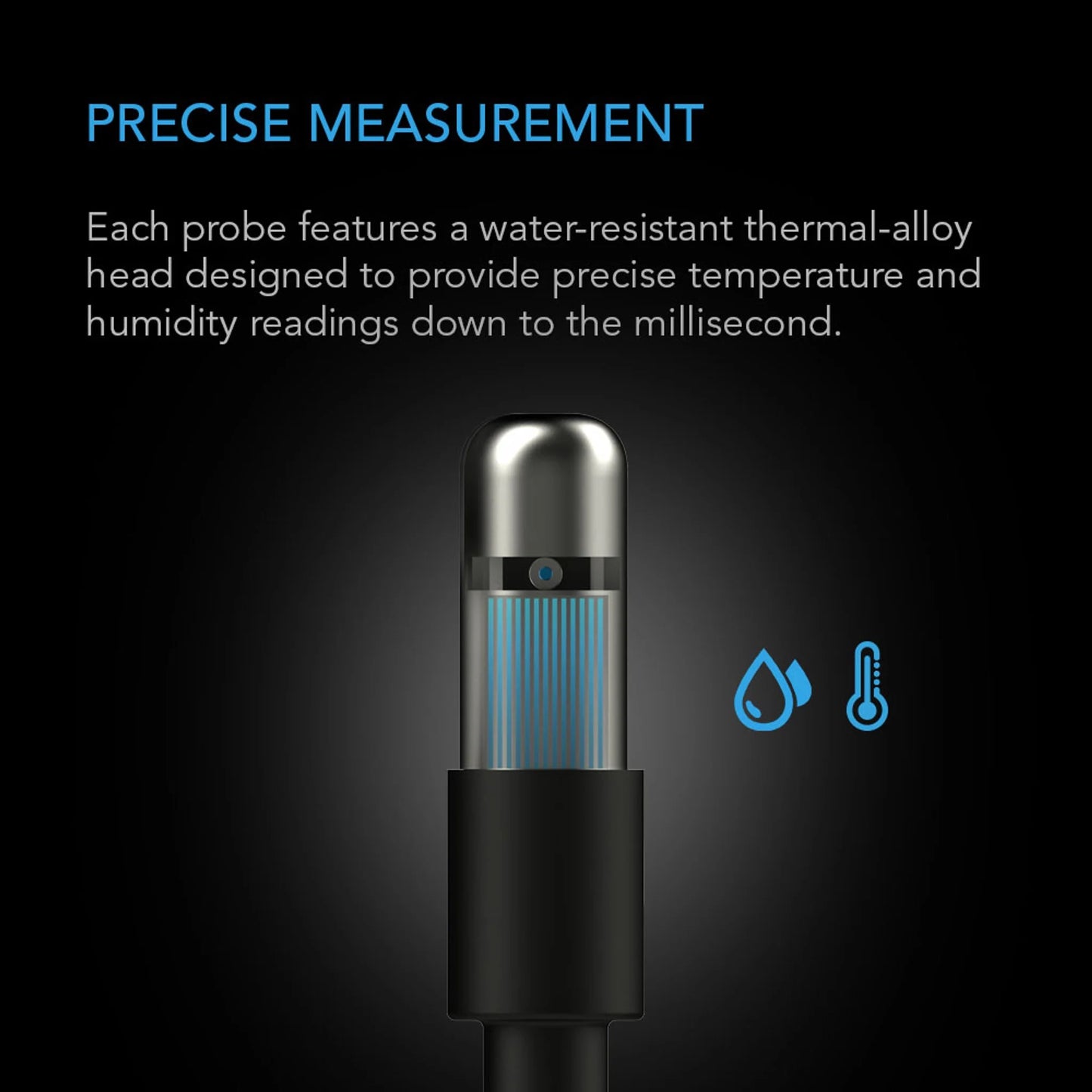 Controller Sensor Probe, 20' Corded Climate Detector