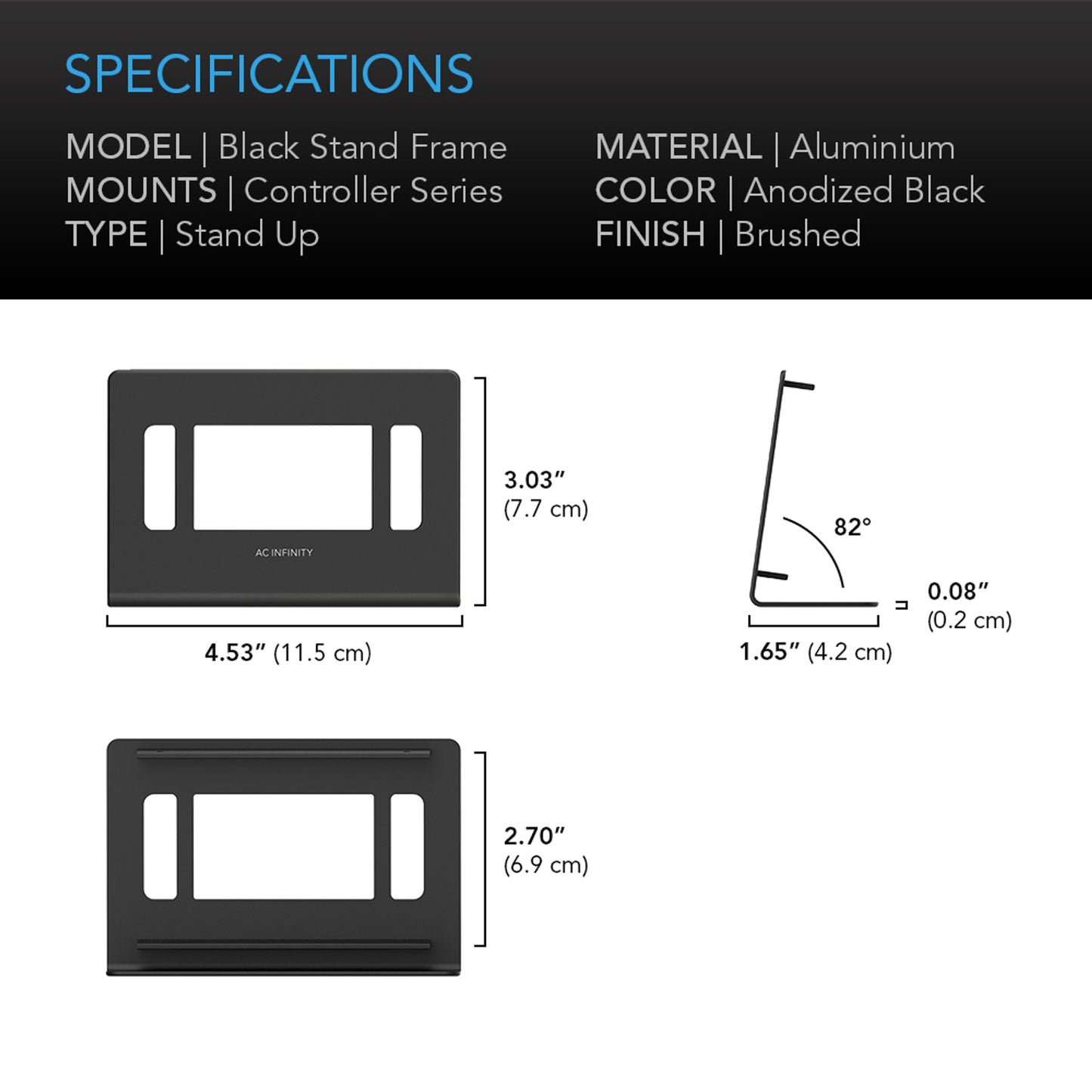Black Controller Stand