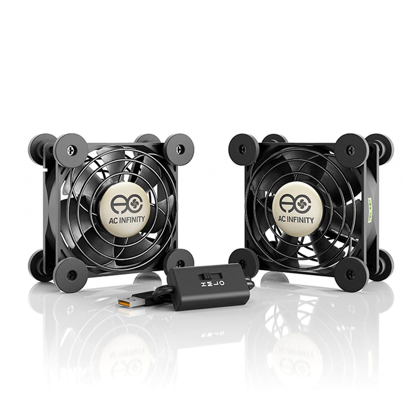 Multifan S5, Quiet USB Cooling Fan, Dual 80MM