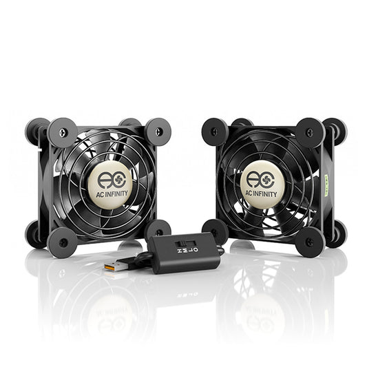 Multifan S5, Quiet USB Cooling Fan, Dual 80MM