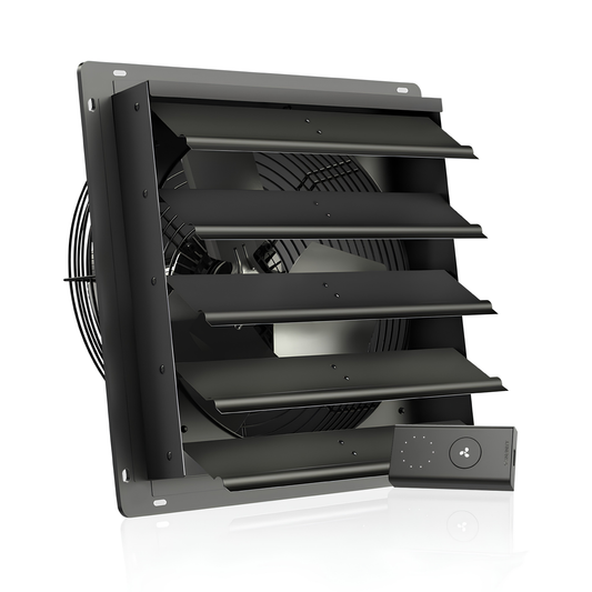 Airlift S16, Shutter Exhaust Ventilation Fan 16", Speed Controller