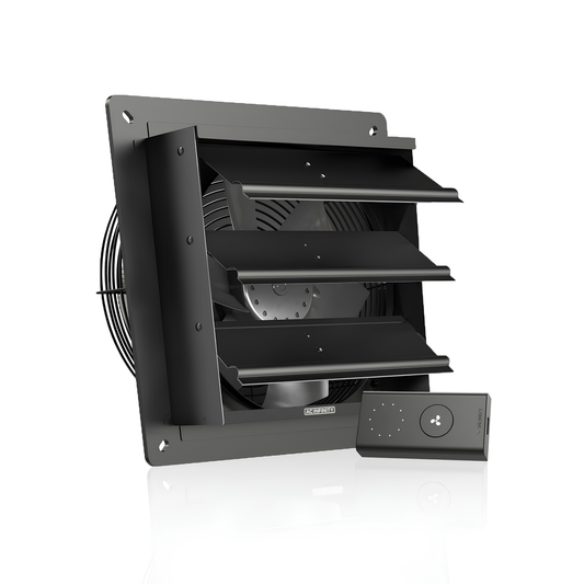 Airlift S10, Shutter Exhaust Ventilation Fan 10", Speed Controller