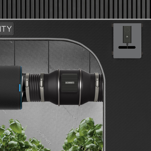 Cloudline S10, Quiet Inline Duct Fan System with Speed Controller, 10 Inch