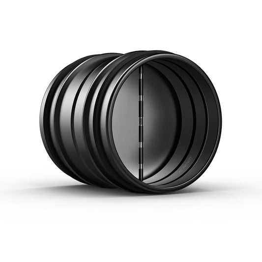 Ac Infinity Backdraft Damper Ducting Insert, 6-Inch, Black Galvanized Steel
