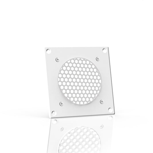 Cabinet Ventilation Grille White, 4 Inch