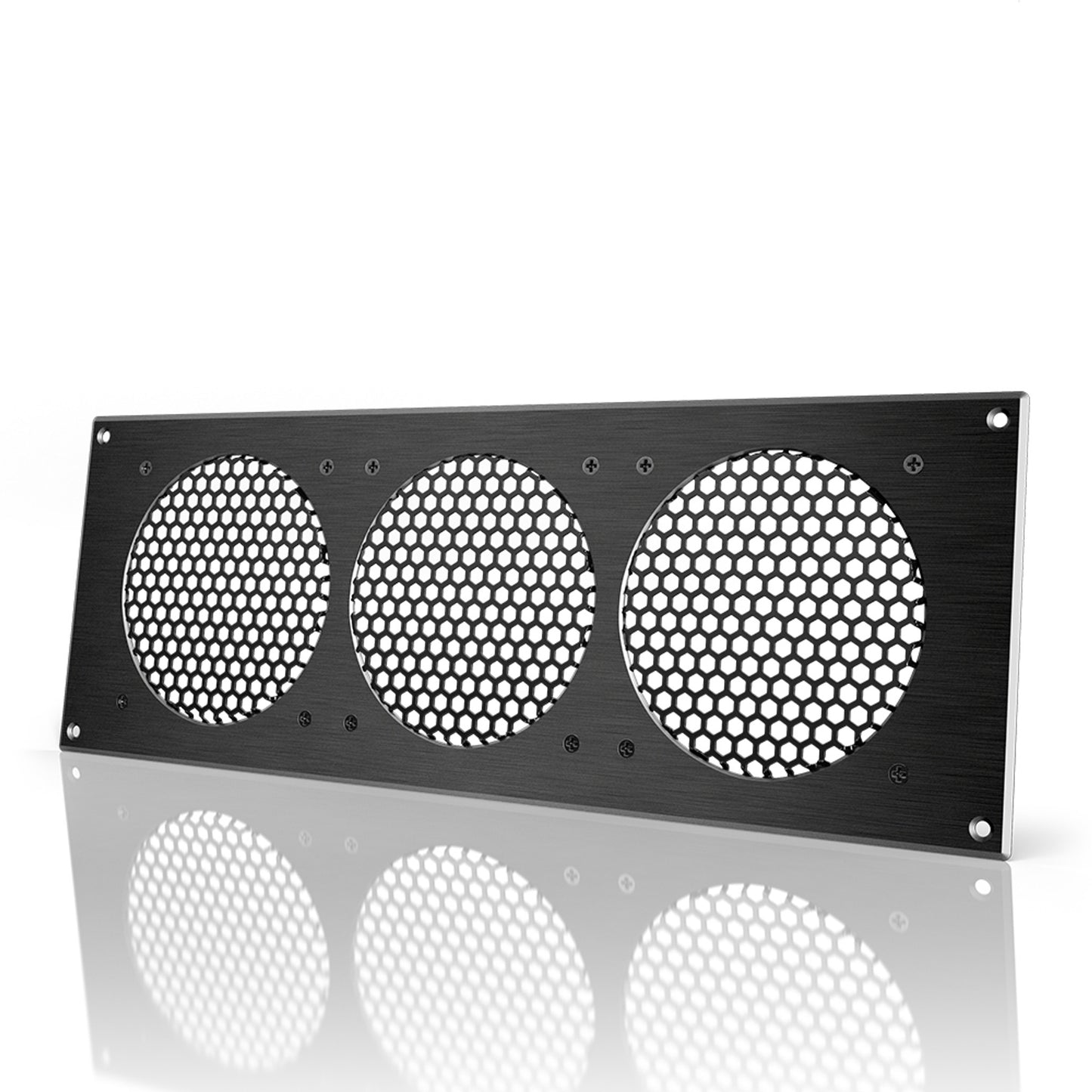 Cabinet Ventilation Grille Black, 18 Inch