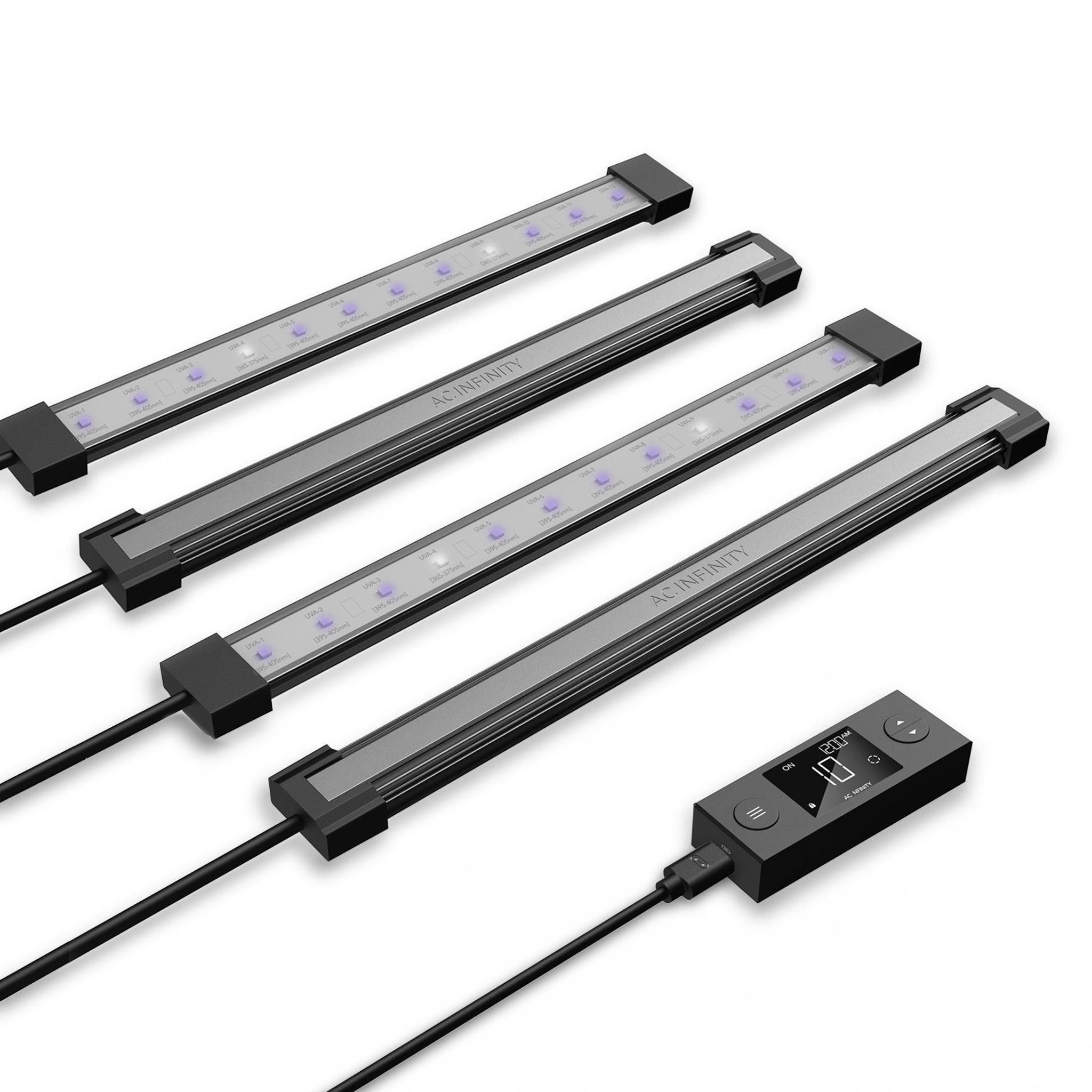 Ionbeam U4, Targeted Spectrum Uv Led Grow Light Bars, 4-Bar Kit, 11-In ...