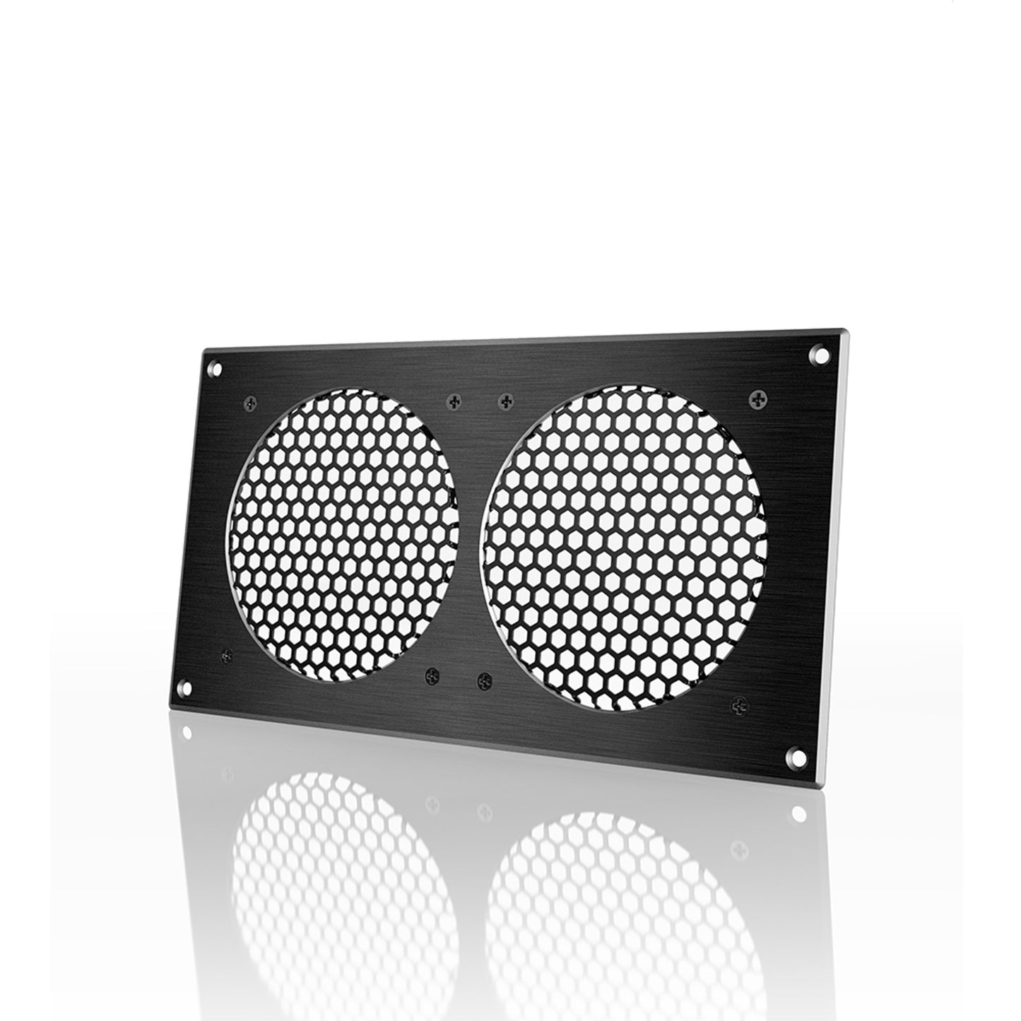 Cabinet Ventilation Grille Black, 12 Inch