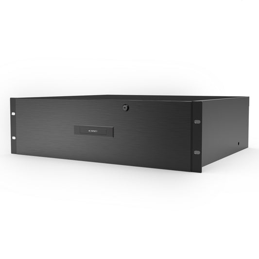 Heavy-Duty Rack Drawer With Aluminum Faceplate, 3U