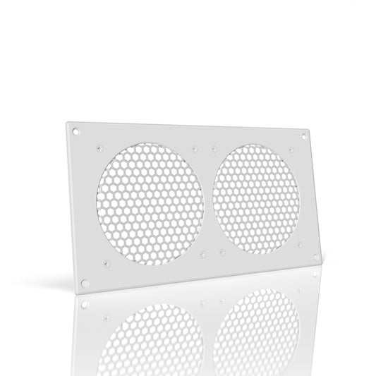 Cabinet Ventilation Grille White, 12 Inch