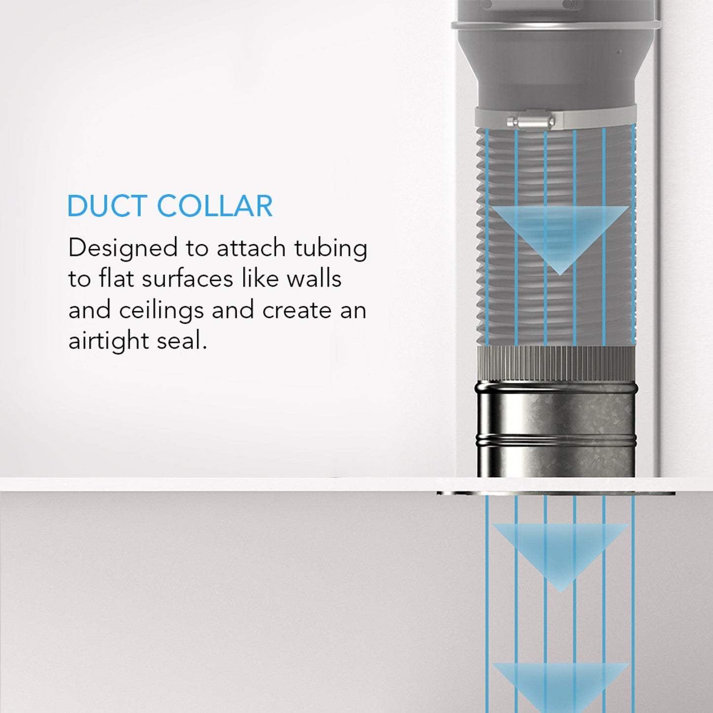 Ducting Collar, 6-Inch, Galvanized Steel
