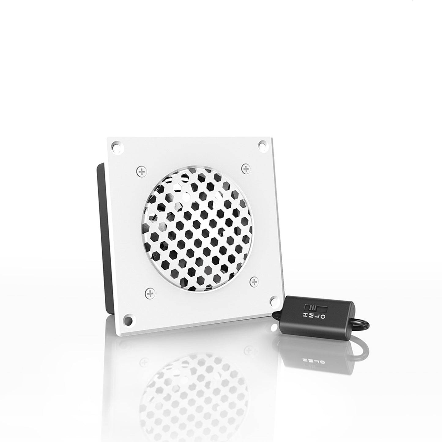 Cabinet Ventilation Grille White, 4 Inch