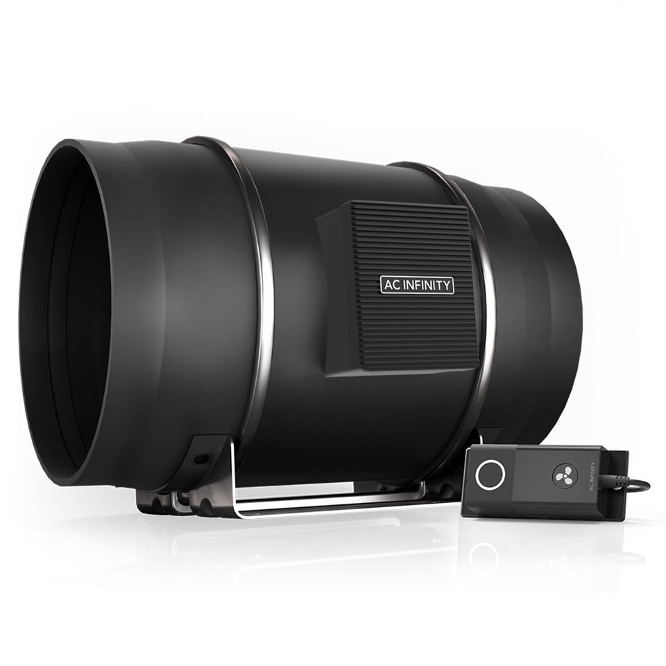 Cloudline S10, Quiet Inline Duct Fan System with Speed Controller, 10 Inch