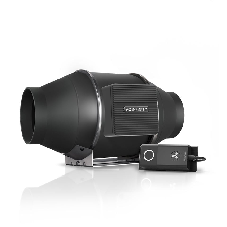 Cloudline S4, Quiet Inline Duct Fan System with Speed Controller, 4 Inch