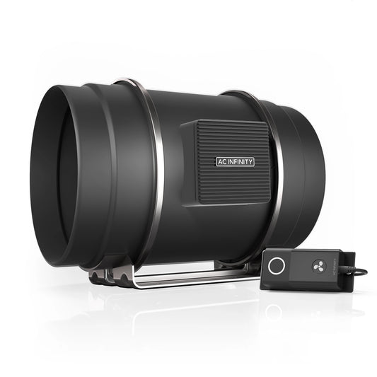 Cloudline S8, Quiet Inline Duct Fan System with Speed Controller, 8 Inch