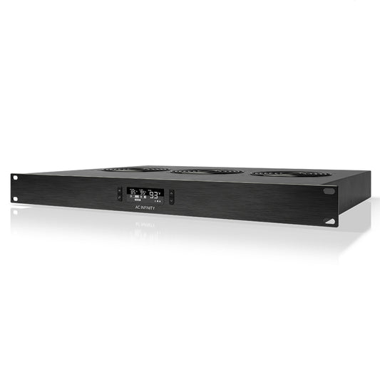 Cloudplate T2, Quiet Rack Cooling Fan System 1U, Top Exhaust