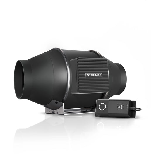 Cloudline S4, Quiet Inline Duct Fan System with Speed Controller, 4 Inch