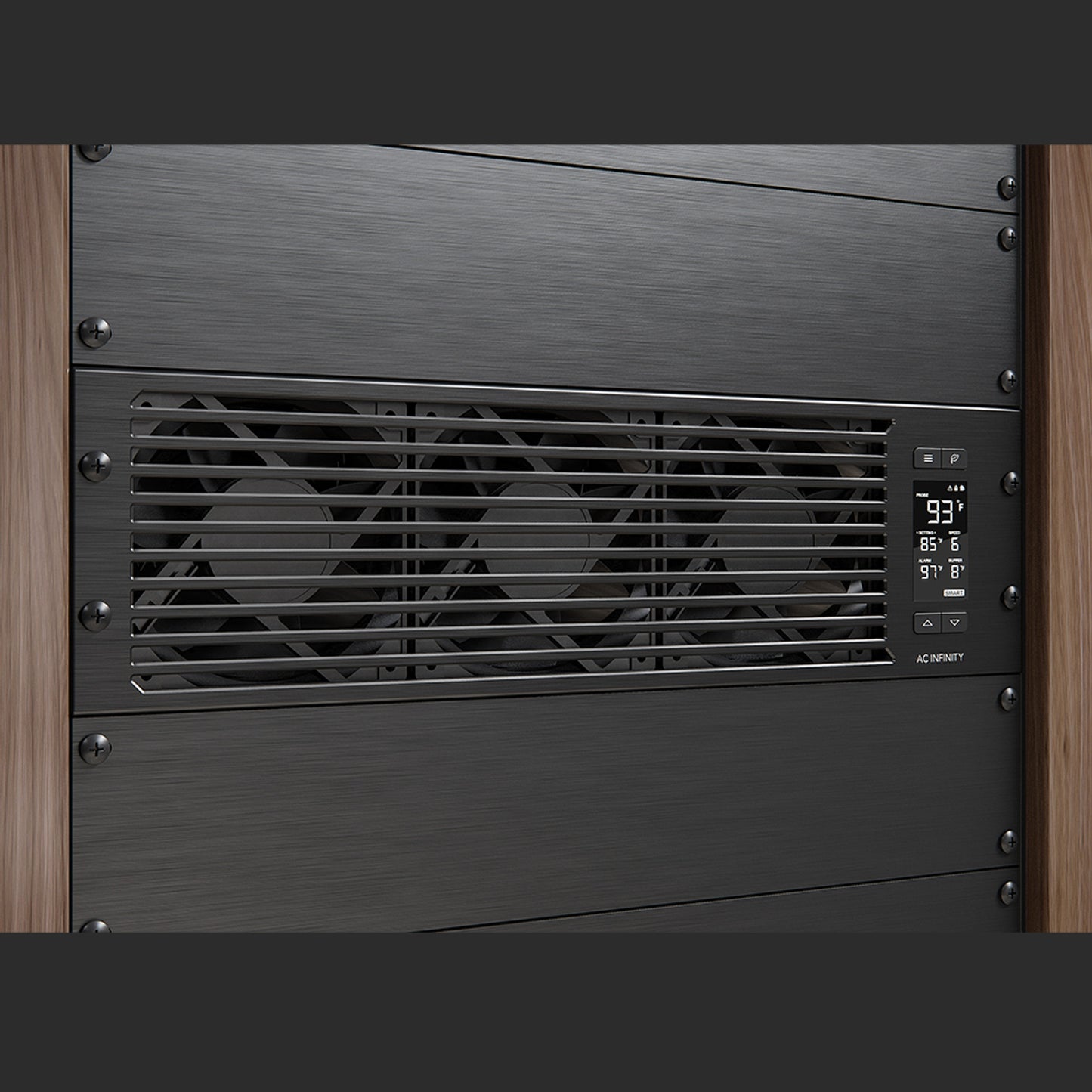 Cloudplate T9 Pro, Quiet Rack Cooling Fan System 3U, Exhaust